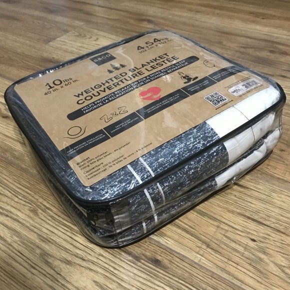 Brand New Winter Plaid 10 LBS 40" x 60" Weighted Blanket! - Picture 5 of 5